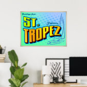 ST. TROPEZ-Plakat Poster (Heimbüro)