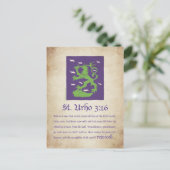 St. Urho 3:16 - Postkarte (Stehend Vorderseite)