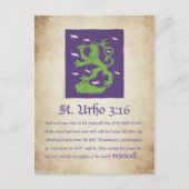 St. Urho 3:16 - Postkarte (Vorderseite)