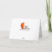 St. Urho Austausche Grasshopper Grußkarte Karte (Rückseite)