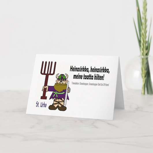 St. Urho - Heinasirkka Karte (Vorderseite)