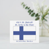 St. Urho ist der Mann Postkarte (Stehend Vorderseite)