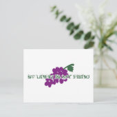 St. Urho ist mein Held Postkarte (Stehend Vorderseite)