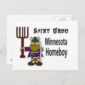 St. Urho Postcard Postkarte (Vorne/Hinten)