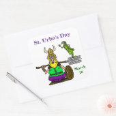 St. Urho Stickers mit Peace Grasshopper (Umschlag)
