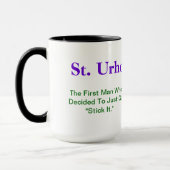 St. Urho "Stock es" Heuschrecken-Tasse Tasse (Links)
