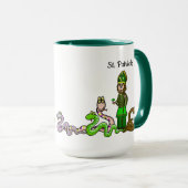 St. Urho und St. Patrick Together Tasse (VorderseiteRechts)