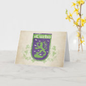 St. Urho-Wappen - Karte (Gelbe Blume)