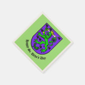 St. Urho Wappen Party Napkins Serviette (Ecke)