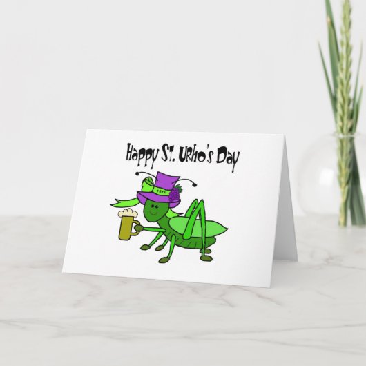 St. Urho's Day Card Karte (Vorderseite)