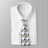 St. Urho's Day Grasshopper Ban Fun Necktie Krawatte (Gebunden)