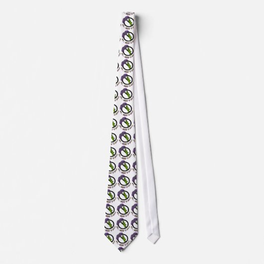 St. Urho's Day Grasshopper Ban Fun Necktie Krawatte (Vorderseite)