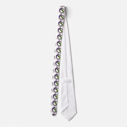 St. Urho's Day Grasshopper Ban Fun Necktie Krawatte (Rückseite)