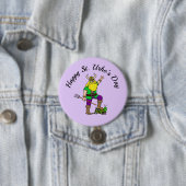 St. Urho's Day I Love You Button (Beispiel)