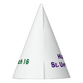 St. Urho's Day Party    HatPeace Grasshopper Partyhütchen (Rückseite)