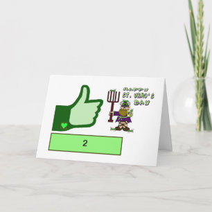 St. Urho's Day Popularity Card Passen Sie es an! Einladung