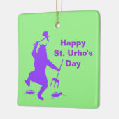 St. Urho's Day Silhouette Ornament (Links)
