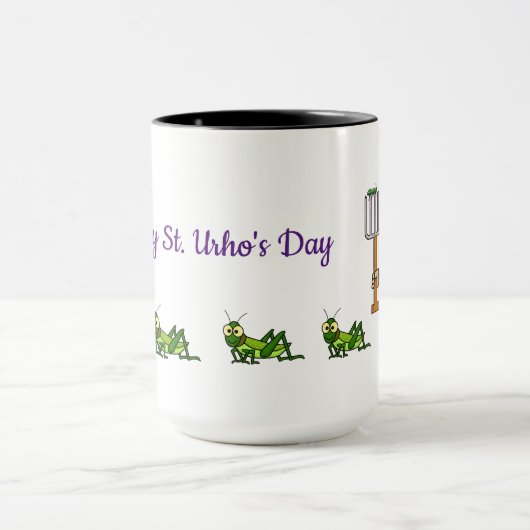 St. Urho's Day Tasse besticht durch Grasshopper (Zentrum)