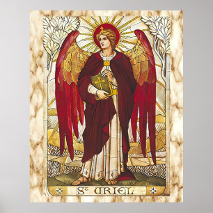 St Uriel Der Erzengel Engel Poster