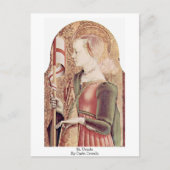 St. Ursula By Carlo Crivelli Postkarte (Vorderseite)
