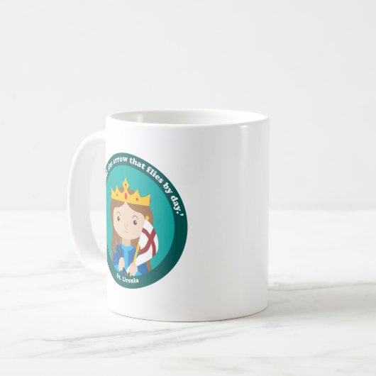 St. Ursula Kaffeetasse (Vorderseite Links)