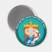 St. Ursula Magnet (Vorderseite/Rückseite)