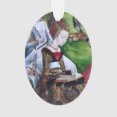 St. Ursula Reading (Detail; M 070) Ornament (Vorderseite)