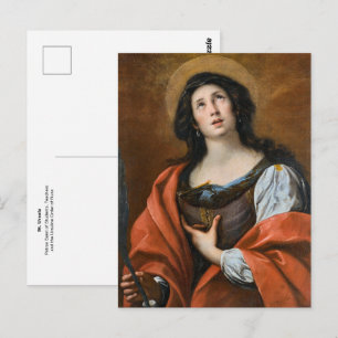 St. Ursula römisch-katholische Patronin von Postkarte