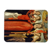 St. Ursula und Vier Heilige (Tempera auf Tafel) Magnet (Horizontal)