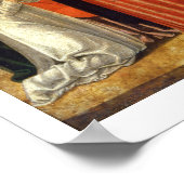 St. Ursula und Vier Heilige (Tempera auf Tafel) Poster (Ecke)