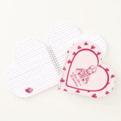 St Valentine Catholic Love Quote Pink Illustration Notizblock (Innenseite)