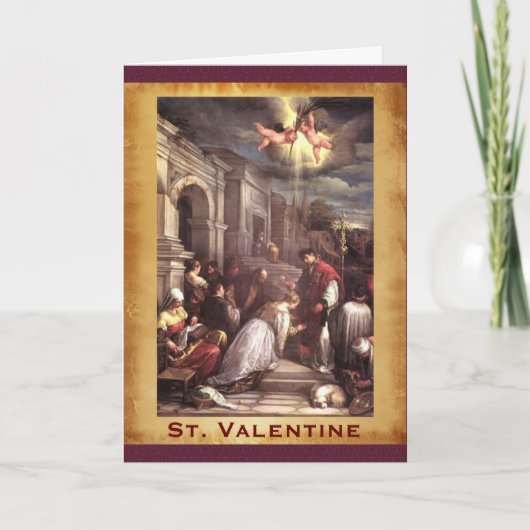 St. Valentine Feiertagskarte (Vorderseite)