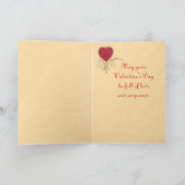 St. Valentine Grüße - Valentinstag Karte (Innenseite)