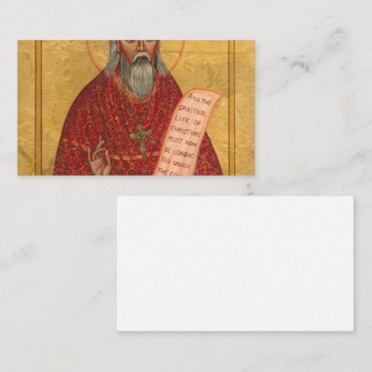 St. Valentine Visitenkarte (Vorne/Hinten)