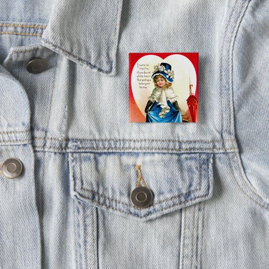 St. Valentins Gruß Button (Beispiel)