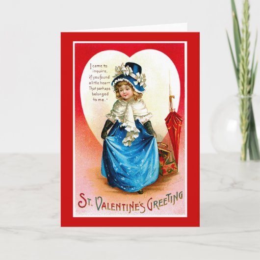 St. Valentins Gruß Feiertagskarte (Vorderseite)