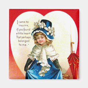 St. Valentins Gruß Magnet