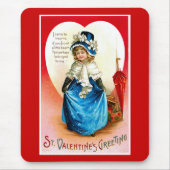 St. Valentins Gruß Mousepad (Vorne)