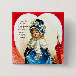 St. Valentinsgruß Button