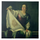 St.-Veronica, 1625-30 (Öl auf Leinwand) Fliese (Vorderseite)
