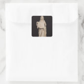 St. Veronica, c.1310 Quadratischer Aufkleber (Tasche)