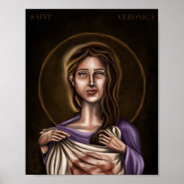 St. Veronica Large Print Poster