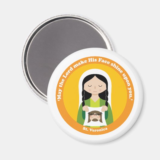 St. Veronica Magnet (Vorderseite/Rückseite)