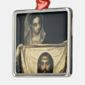 St.Veronica mit dem Heiligen Schleier Ornament Aus Metall (Links)