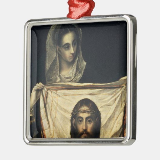 St.Veronica mit dem Heiligen Schleier Ornament Aus Metall (Links)