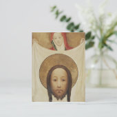 St. Veronica mit dem Sudarium, c.1420 Postkarte (Stehend Vorderseite)