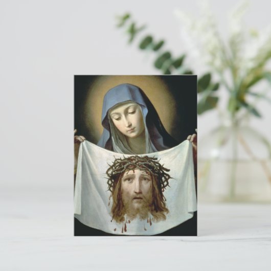 St. Veronica Postkarte (Stehend Vorderseite)