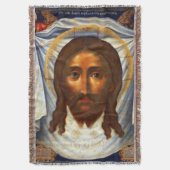 St Veronica Veil Jesus Face Katholische Blanket Decke (Vorderseite Vertikal)
