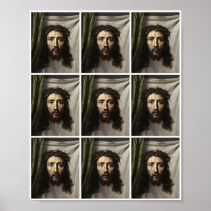 St Veronica Veil Shroud Jesus katholische Heilige  Poster