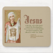 St. Veronica von Jerusalem (JM 60) Mousepad (Vorne)